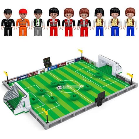 Football pitch Footwear Minifigures Lego Compatible The football World Cup Set