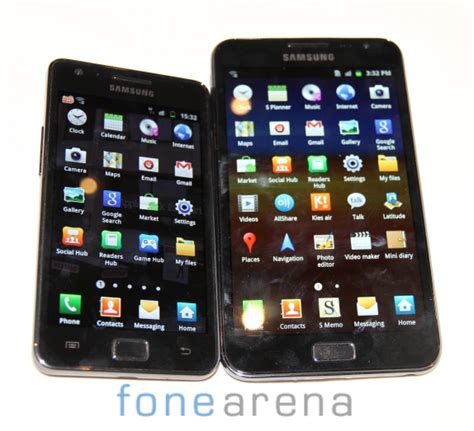 Samsung Galaxy Note Comparison Photos