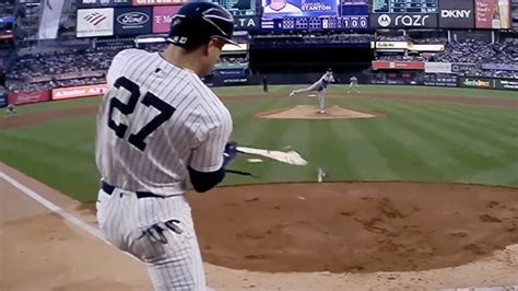 Home Plate Angle of Dodgers' Yoshinobu Yamamoto Pitching vs. Yankees ...