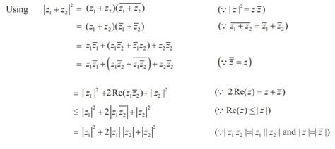 Properties of Modulus of a complex number