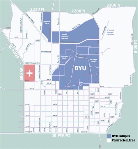 Byu Campus Map Printable - Printable Maps