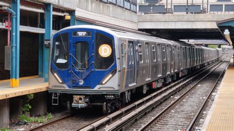 NYC Subway: New R211T Open Gangway "D" Train Testing on the Brighton ...