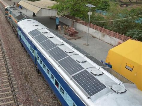 Solar Powered Trains on Trial by Indian Railways - The Green Optimistic