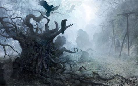 Online crop | birds, raven, fantasy art HD wallpaper | Wallpaper Flare