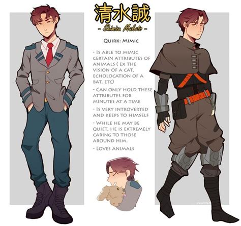 Bnha Oc - Makoto by xNighten on DeviantArt | Hero academia characters, Hero, Character design male