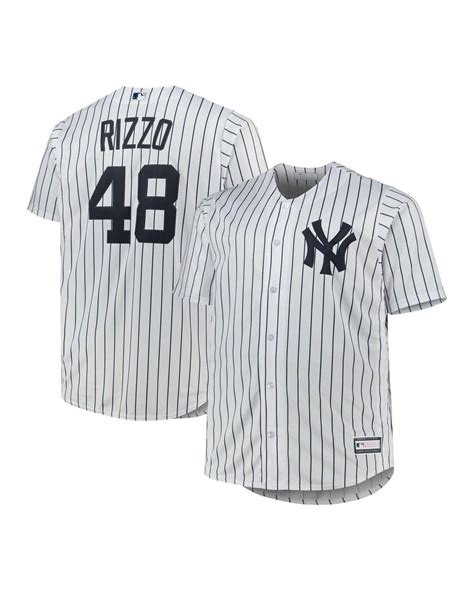 Profile Anthony Rizzo White New York Yankees Big And Tall Replica ...