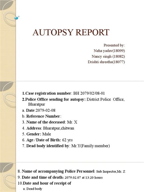 Autopsy Report 123neha | PDF | Ventricle (Heart) | Heart