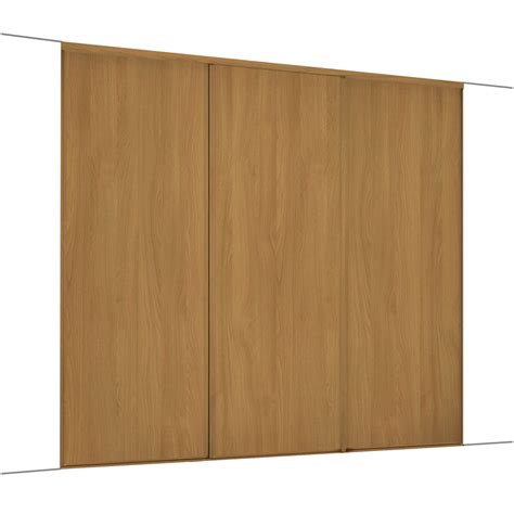 Spacepro Classic 3 Door Sliding Wardrobe Kit Oak 1760 x 2260mm | Toolstation