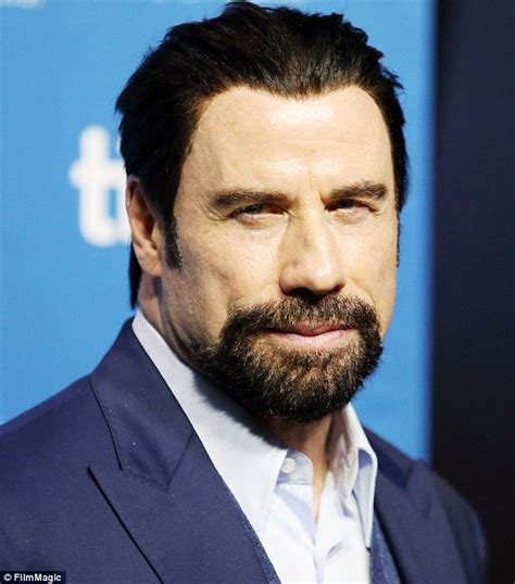 John Travolta sports ridiculous goatee at Toronto Film Festival | Daily Mail Online