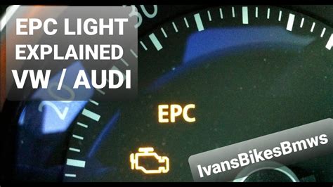 EPC CEL Warning Light🚨 VW AUDI – What EPC Indicator Means - What causes ...