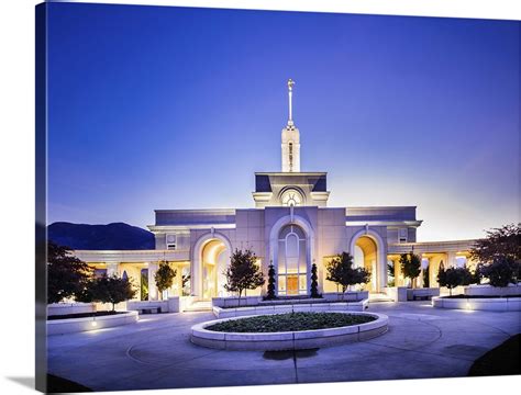 Mount Timpanogos Utah Temple at Twilight, American Fork, Utah Wall Art, Canvas Prints, Framed ...