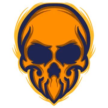 Skull Art Illustration Mascot Logo Vector, Skull Logo, Skull Mascot, Skull Icon PNG and Vector ...