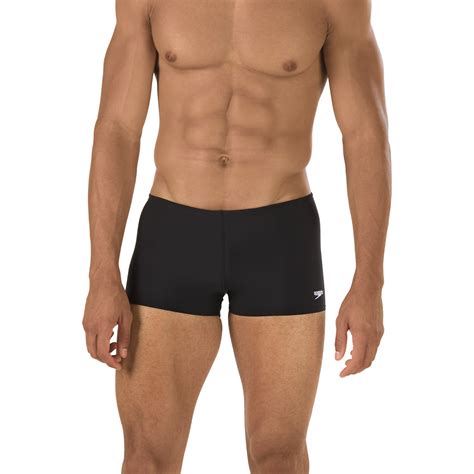 Speedo Men's Endurance+ Solid Square Leg Swim Bottom - Speedo Black, 34 | eBay