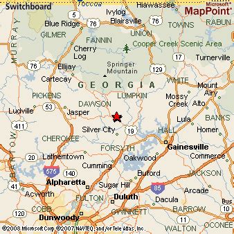 Where is Dawsonville, Georgia? see regional map & more