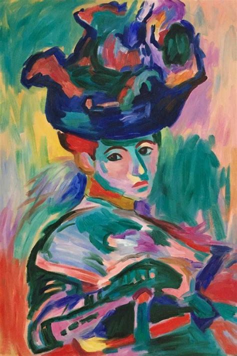 Matisse - Woman with a Hat - Canvas Art & Reproduction Oil Paintings ...