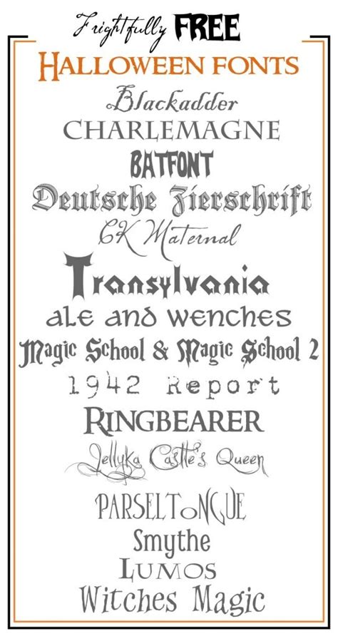 15 Halloween Fonts For Microsoft Word Images - Free Halloween Fonts for ...