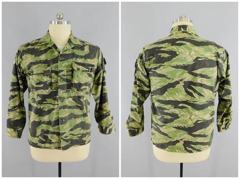 Vintage Vietnam War Tiger Stripe Productions Camo Jacket Advisor ...