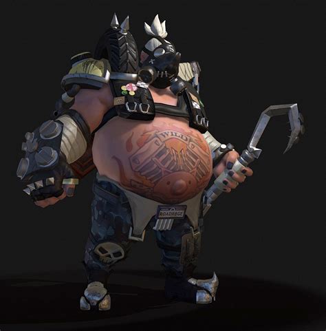 ArtStation - RoadHog Fan Art, 태우 이 Starcraft, Overwatch, Samurai Gear, Hero, Entertaining, Film ...