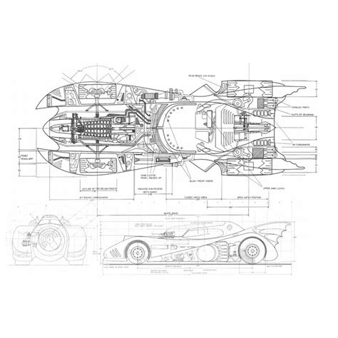 a blueprint drawing of a race car