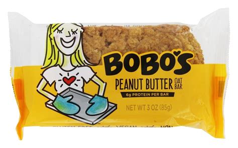 Bobo's Oat Bars Oat Bar, All Nat, Pt Butter, 3 Ounce (Pack of 12 ...