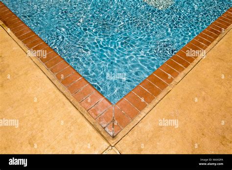 Corner of a pool Stock Photo - Alamy