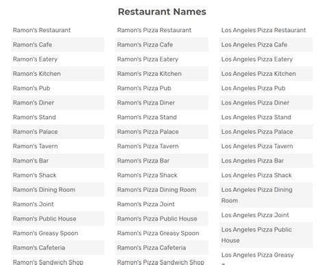 19+ French Restaurant Name Generator, Untuk Mempercantik Rumah