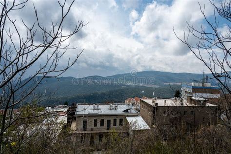 SAFED, ISRAEL - MARCH 25, 2022: View from the Upper Part of the City To ...