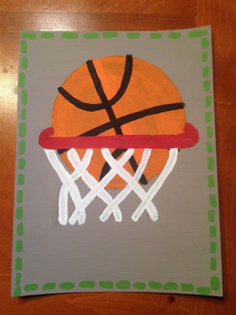 Basketball painting | Basketball painting, Basketball canvas painting ...