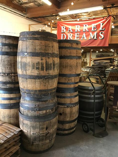 Used Whiskey Barrel - Etsy | Whiskey barrel furniture, Whiskey barrels for sale, Barrels for sale