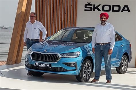 Production-spec Skoda Slavia revealed, to launch next year | Autocar ...