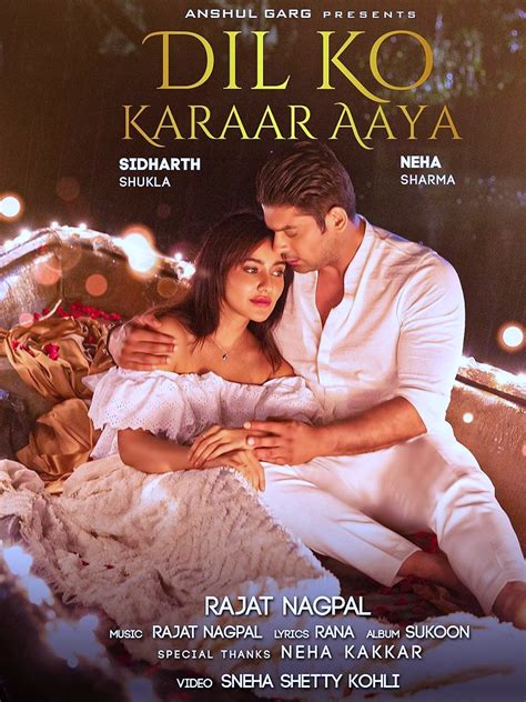 DIL KO KARAAR AAYA LYRICS - Sidharth sukla, neha sharma ~ lyricsCN