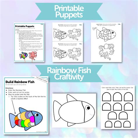 Free Rainbow Fish Printables - Worksheets Library