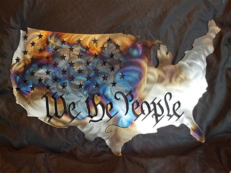 We The People Metal Sign – AllAmericanMetalArt