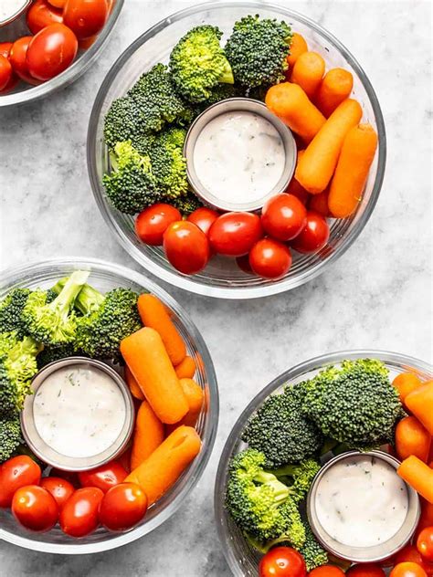 Meal Prep Vegetable Snack Packs - Healthy Meal Prep - Budget Bytes