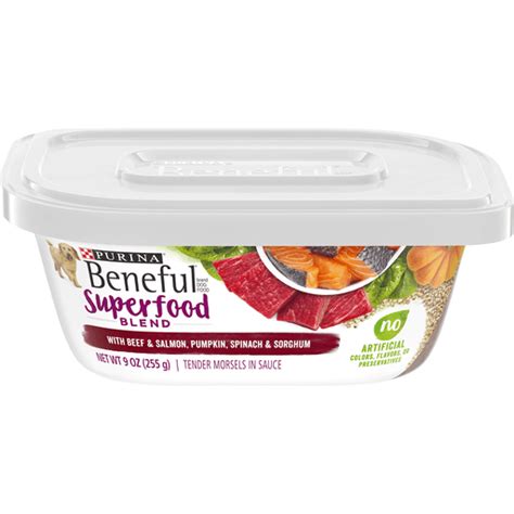 Purina Beneful Wet Dog Food, Superfood Blend With Beef & Salmon | Casey ...