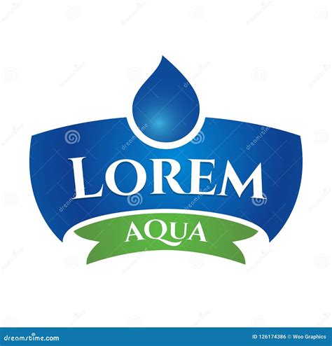 Vector Mineral Bottled Spring Water Logo Design Stock Vector - Illustration of fresh, ecology ...