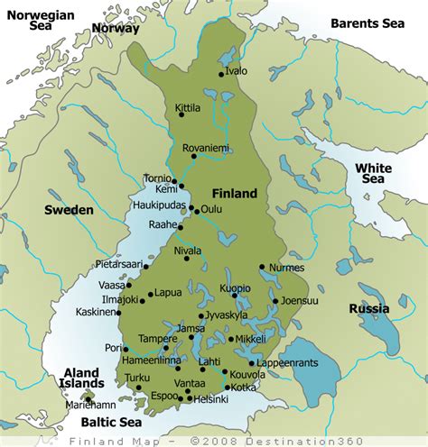 Kuopio Finland Map - TravelsFinders.Com