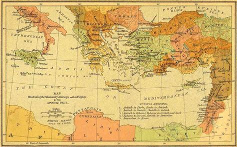 Bible Maps: Bible Maps | Bible mapping, Paul's missionary journeys, Map