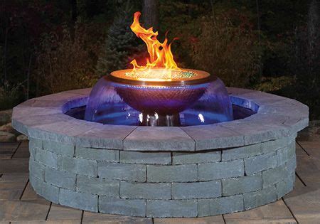 Cambridge Pavingstones - Cambridge Fire and Water Kits | Fire pit with ...