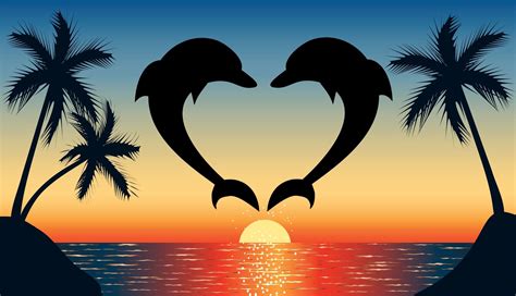 Dolphin painting, Sunset painting, Dolphin art