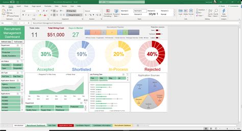 Recruitment Management Excel Template - Simple Sheets