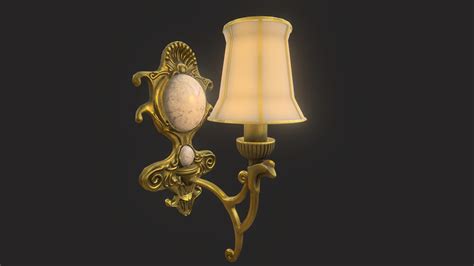 Antique Wall Light - Download Free 3D model by R-LAB (@rakshaan ...