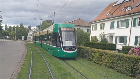 A trip on Basel's Scenic Tram Routes 15 and 16. - YouTube