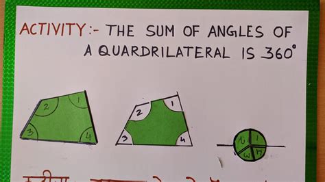 Sum Of Angles In Quadrilateral