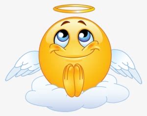 Praying Emoji Copy And Paste - Angel Emoji Transparent PNG - 500x500 ...