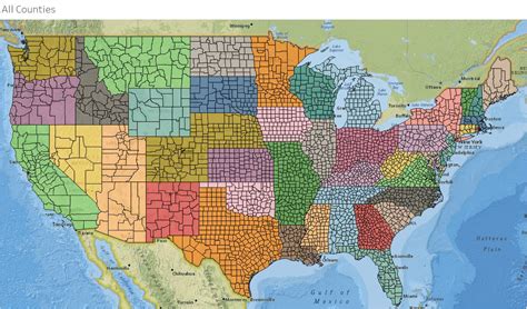Us State Maps With Counties Roads And Major Cities Ma - vrogue.co