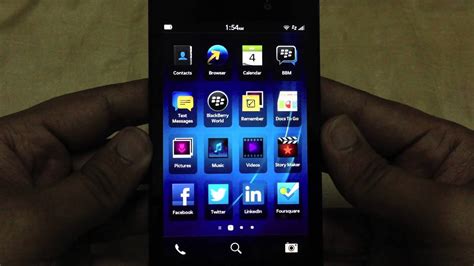 BlackBerry OS 10 Review - YouTube