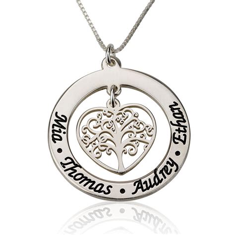 Personalized Family Tree Necklace