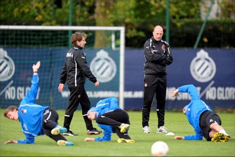 Philippe Clement leidt zijn eerste training bij Club Brugge | De Standaard