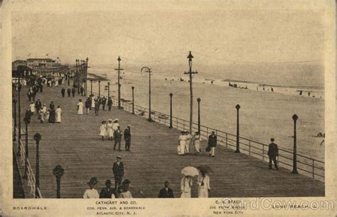 Boardwalk Long Beach, NY Postcard